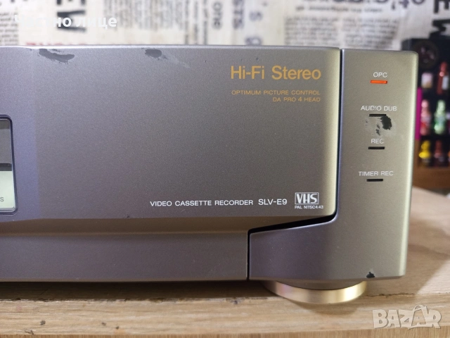 Видео "SONY" SLV-E9 (4-Head).Hi-Fi Stereo, снимка 2 - Плейъри, домашно кино, прожектори - 54610763