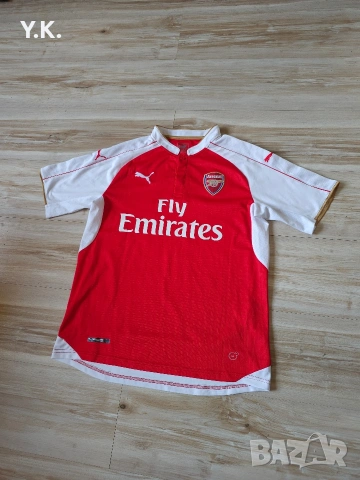 Оригинална мъжка тениска Puma DryCell x F.C. Arsenal x Ozil / Season 15-16 (Home), снимка 2 - Тениски - 55172392