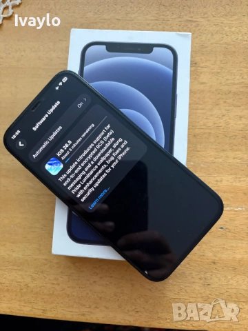 iPhone 12 Black | 256GB | Батерия 94% (191 цикъла) – КАТО НОВ!, снимка 5 - Apple iPhone - 52723733
