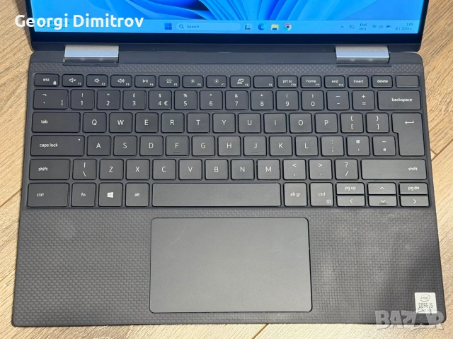 Dell XPS 7390 2 in 1 отличен i5-1035G1/8RAM/256NVMe/Full HD Touchscreen, снимка 2 - Лаптопи за работа - 54982581