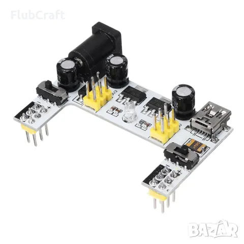 XD-42 5V/3.3V Двуканален захранващ модул без запояване
