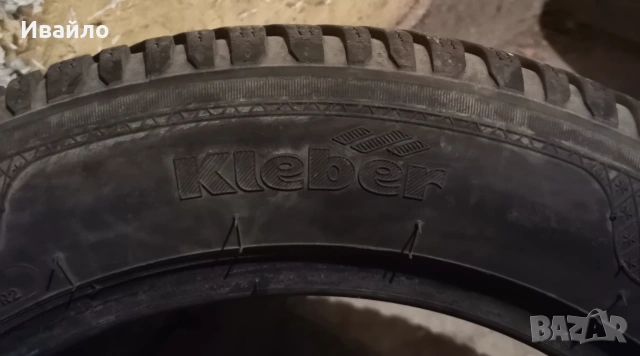 Продавам 2 броя зимни гуми 205.55.16 на 1 сезон дот 2019 Kleber , снимка 4 - Гуми и джанти - 55095548