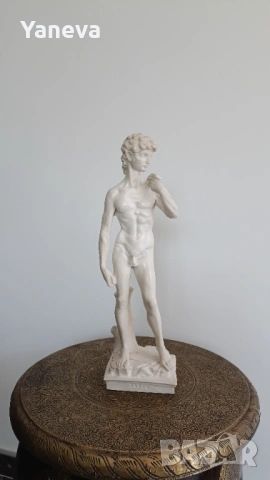 Статуетка от Италия , „Давид“ на Микеланджело . , снимка 5 - Статуетки - 53973063