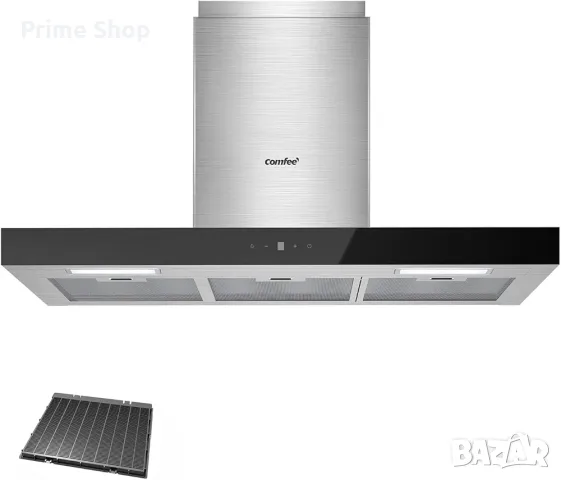 Кухненски абсорбатор COMFEE' 90 см, 650 m³/h, A+++, BLDC мотор