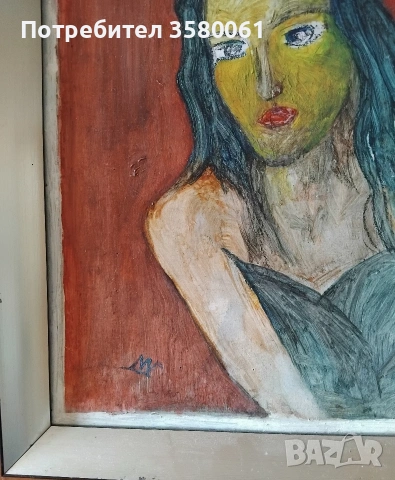 Д.Манолов"Млада жена", снимка 2 - Картини - 55005927