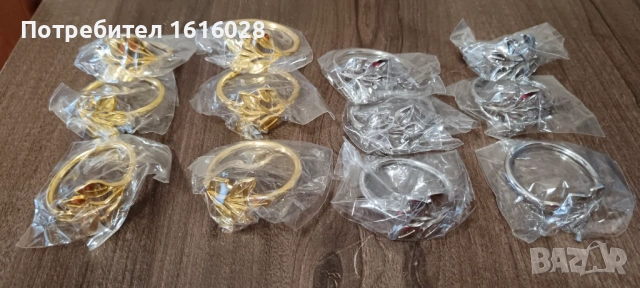Луксозни сълфетъчни халки в златист и сребрист цвят., снимка 15 - Аксесоари за кухня - 54185593