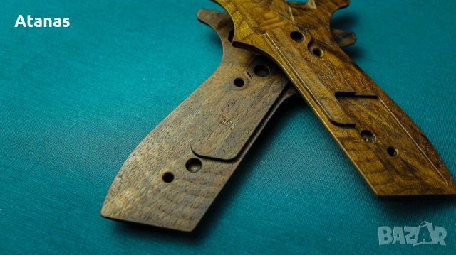 Чирени за Марголин/Margolin - орехови - ръчноизработени, снимка 7 - Оборудване и аксесоари за оръжия - 54149445