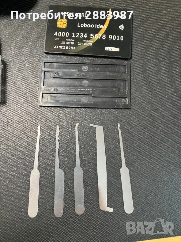 Комплект шперцове за врати, lock pick set с тренировъчни катинари , снимка 3 - Други инструменти - 54633569