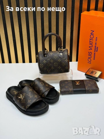 Louis Vuitton Дамски Чехли Луис Витон - Различни Цветове Код SK1332, снимка 10 - Чехли - 54315890