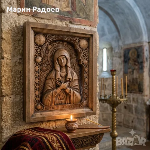 Дърворезба Икони, снимка 4 - Икони - 55394245