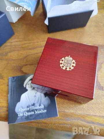 1/10 унция златна монета Queen Mother Royal Mint , снимка 4 - Нумизматика и бонистика - 54442516