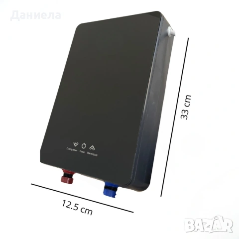 Термостатичен проточен бойлер 5500W с моментално загряване на водата за 3 секунди, снимка 7 - Бойлери - 55105894