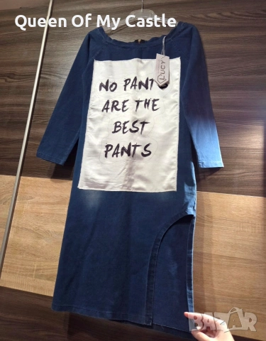 Деним рокля Lucy fashion , снимка 2 - Рокли - 54371433