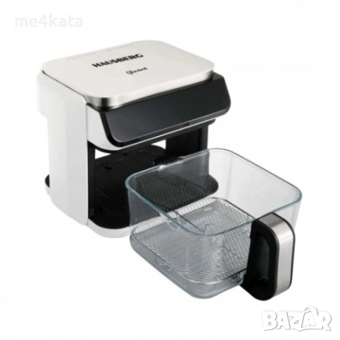Дигитален еър фрайър Hausberg HB-2343AB 6.5L | Стъклена кошница | 12 програми | 360° прозрачен изгле, снимка 3 - Друга електроника - 54262948