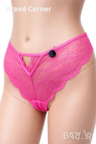Дамско дантелено долнище Hunkemöller XL в ярко розов цвят, снимка 2 - Бельо - 54519148