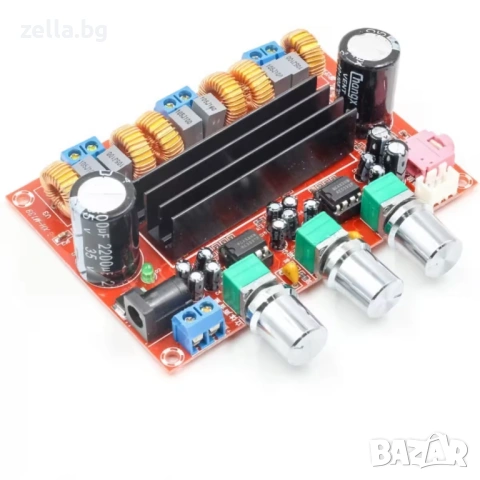 Стерео усилвател 2.1 TPA3116D2 Клас D – 2x50W + 100W субуфер, DIY Home Audio 10114