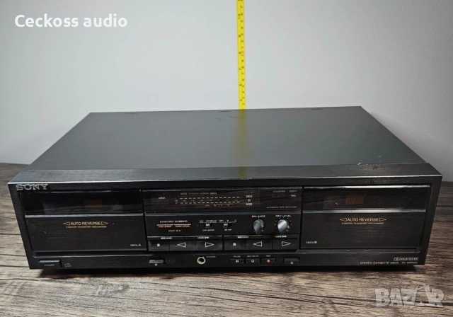 Двукасетъчен дек SONY TC-WR520 , снимка 2 - Декове - 55071456