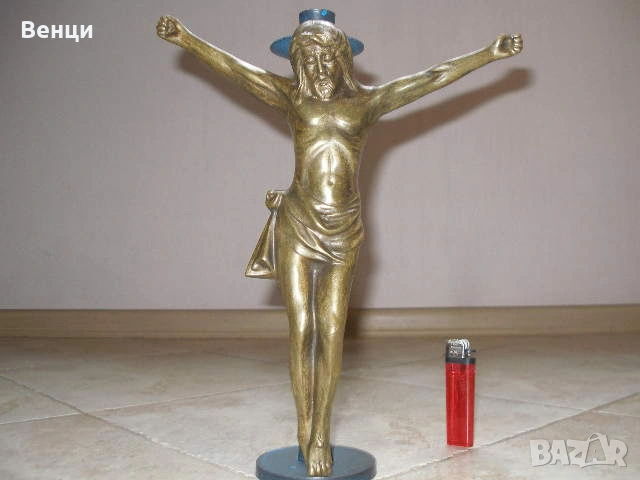 Бронзова Фигура Икона Исус