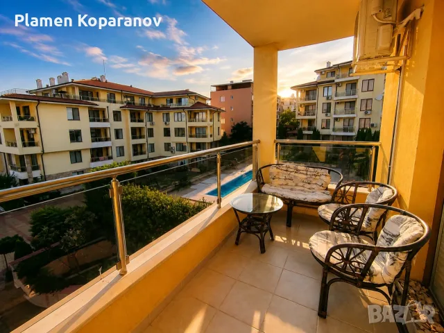 Двустаен, фронтална гледка море, гр. Бяла 72m², снимка 2 - Апартаменти - 55664763