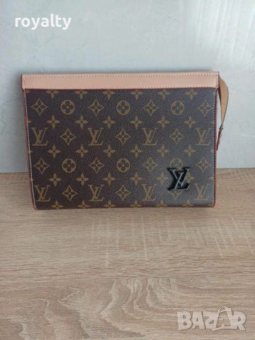 Louis Vuitton Нов Мъжки Кожен Клъч Различни Цветове Луи Витон 