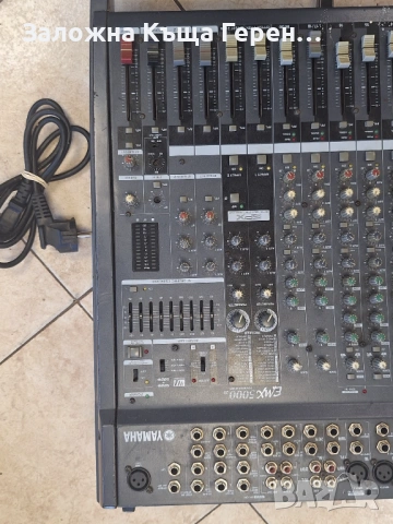 Миксер с вграден усилвател yamaha emx 500-20, снимка 6 - Ресийвъри, усилватели, смесителни пултове - 54799687