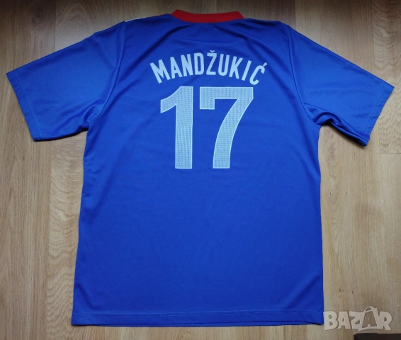 Hrvatska / #17 Мandzukic - мъжка футболна тениска на Хърватска, снимка 6 - Спортни дрехи, екипи - 54869921
