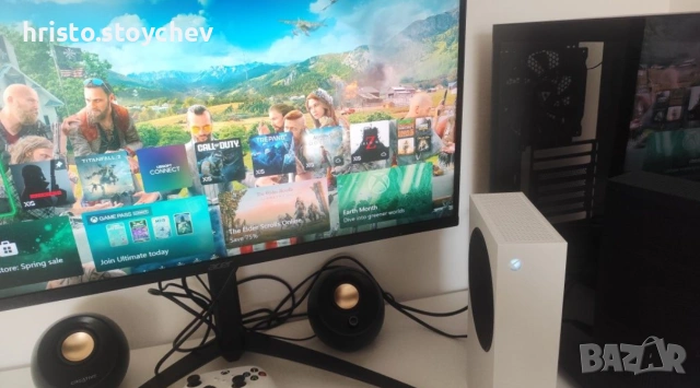Xbox Series S 512GB, много добро състояние -Пълен Комплект , снимка 2 - Xbox конзоли - 53479959