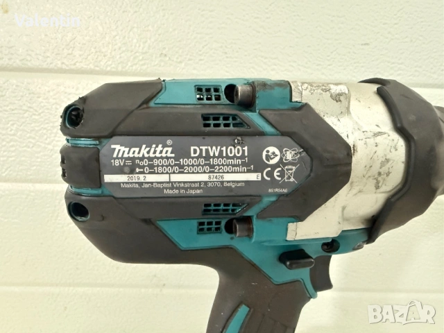 Без четков акумолаторен гайковерт 3/4 макита , снимка 5 - Винтоверти - 54154897