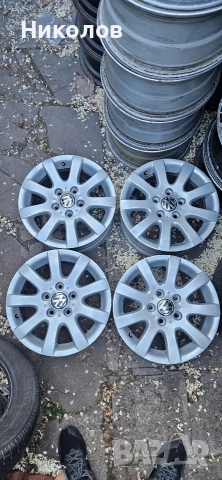 5/112/15 vw golf 5 4бр. Оригинални, снимка 2 - Гуми и джанти - 29971045