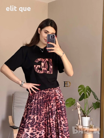 дамски комплекти тениска и дълга пола dolce gabbana, снимка 4 - Комплекти - 55243810