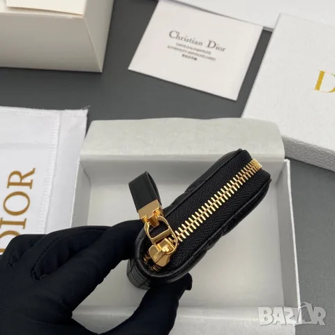 Christian Dior Caro Zipped Coin Wallet, снимка 4 - Портфейли, портмонета - 55417620