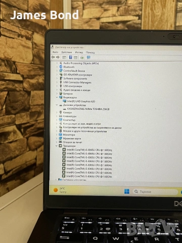 Лаптоп Dell / FullHD / i5 8-Gen / 12GB RAM / 256GB NVMe, снимка 7 - Лаптопи за работа - 54440552
