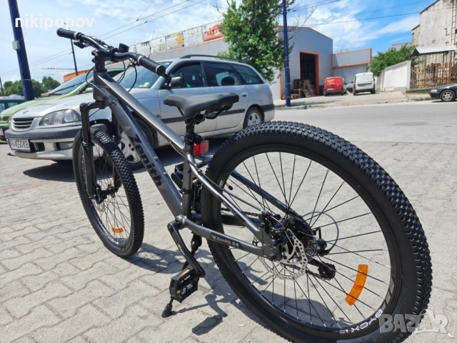 X Алуминиев велосипед 24" ZENITH сив, снимка 7 - Велосипеди - 54939934