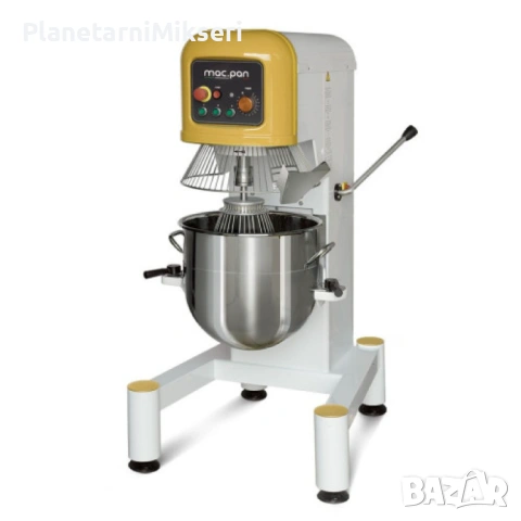 Планетарен миксер 40 литра с 3 скорости и аксесоари