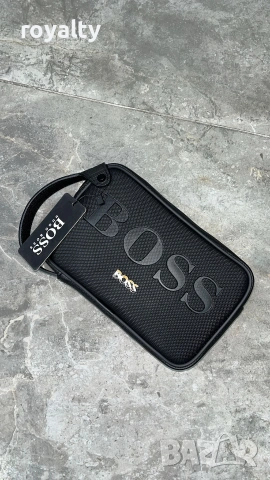 Hugo Boss Нова Мъжка Кожена Чанта Хюго Бос 