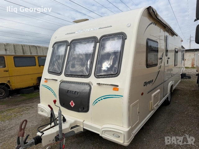 Каравана BAILEY OLYMPUS-Al-Tech-Bodyshell/ТЕНТА/MOVER/СЕПАРЕ-ФРЕНСКА СПАЛНЯ/СОЛАР/ДУШ КАБИНА