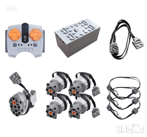 Комплект Power Functions, съвместим с колички Lego Technic, снимка 2 - Друга електроника - 54131802