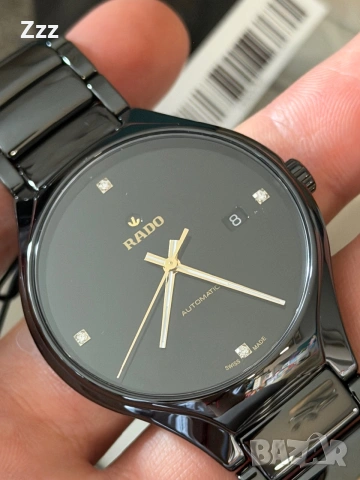 Чисто нов автоматичен часовник с диаманти Rado True 40mm , снимка 9 - Дамски - 55003642