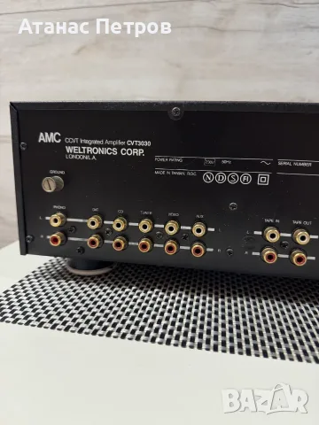 AMC CVT 3030 Class A Хибриден Лампов Усилвател, снимка 5 - Ресийвъри, усилватели, смесителни пултове - 55523716