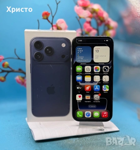 ГАРАНЦИОНЕН!!! Apple iPhone 17 Pro, 256GB, 5G, Deep Blue + аксесоари , снимка 7 - Apple iPhone - 54920914