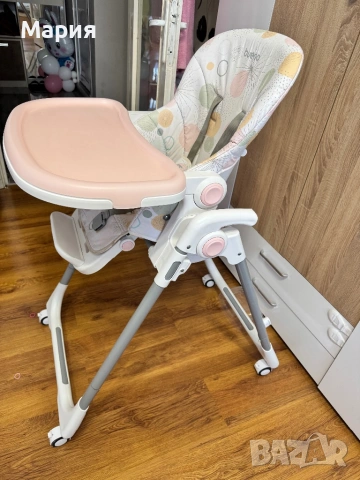 Стол за хранене Bueno Moni, розов, 0 месеца +, снимка 4 - Столчета за хранене - 54236225