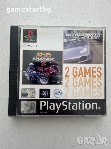 Need For Speed Porsche 2000/Moto Racer 2 за PS1