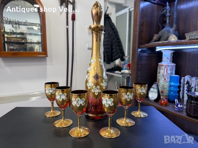 Кристален комплект Бохемия №8102