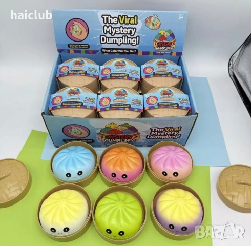 Squishy Dumpling/Мек китайски хляб/Мистериозни скуишита, снимка 9 - Други - 54499111