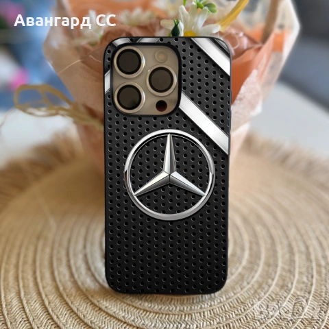Силиконов Калъф за iPhone с лого Mercedes, снимка 17 - Калъфи, кейсове - 54611185
