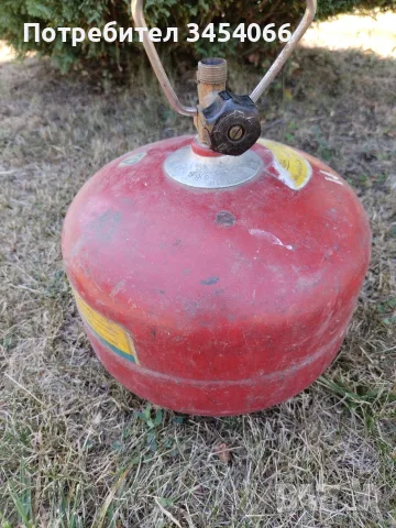 Туристическа газова бутилка. 