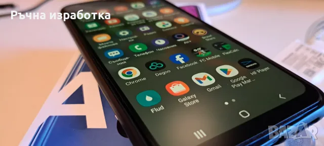 samsung SM-A505FN/DS a50 blue слушалки кутия зарядно usb кабел телефон смартфон, снимка 2 - Samsung - 55486474