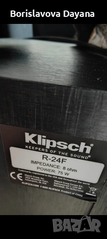 тонколони Klipsch R-24F , снимка 11 - Тонколони - 54494372