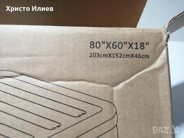 Ново Надуваемо легло спалня бърза помпа комфортна велурена повърхност CHILLSUN, снимка 10 - Спални и легла - 54603077