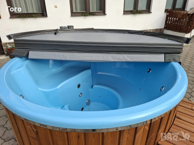 външно градинско джакузи с вложка от скрил, снимка 3 - Басейни и аксесоари - 54128287